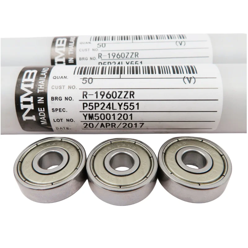 Original NMB bearing R-1960ZZ 6*19*6mm 626ZZ Minebea miniature ball bearing 1960 626 626Z 6x19x6 mm