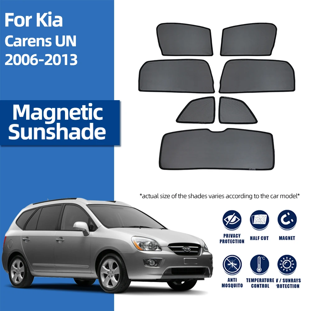 

For Kia Carens UN Rondo 2006-2013 Front Rear Windshield Car Sunshade Shield Baby Side Window Sun Shade Magnetic Visor Curtain