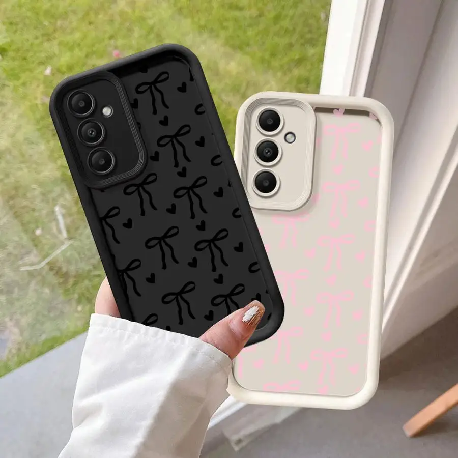 Pink Heart Bow Phone Cover Case