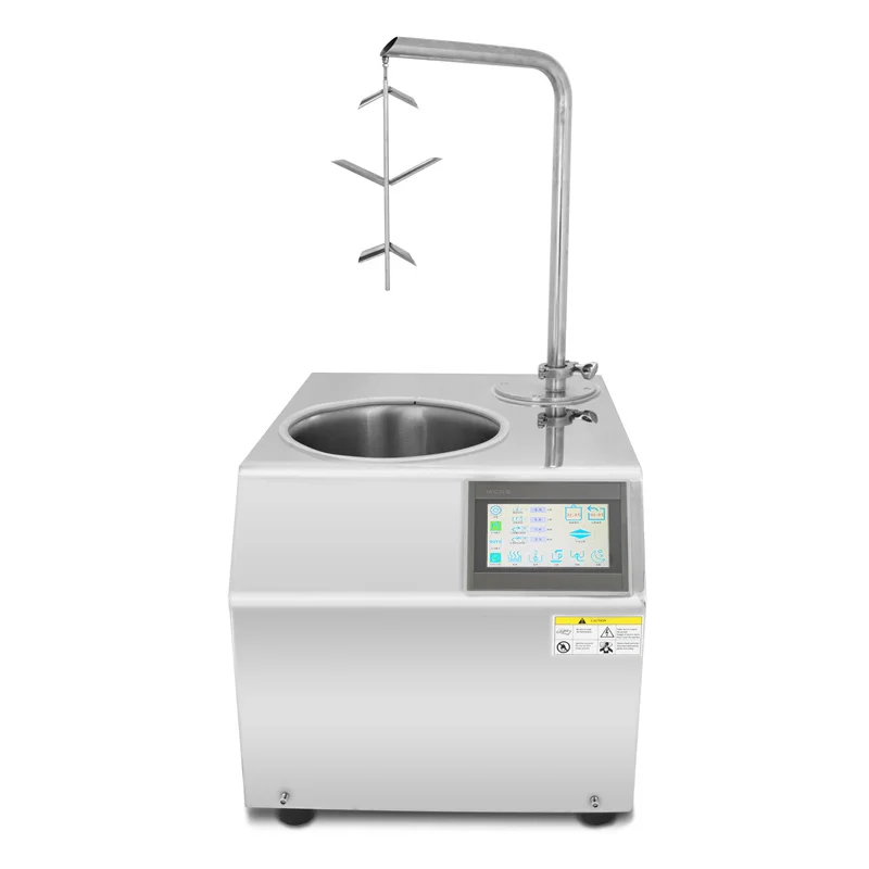 New Tabletop Chocolate Fountain Tempering Machine 7L Chocolate Dispenser Melter with Digital Display Panel Commercial Use