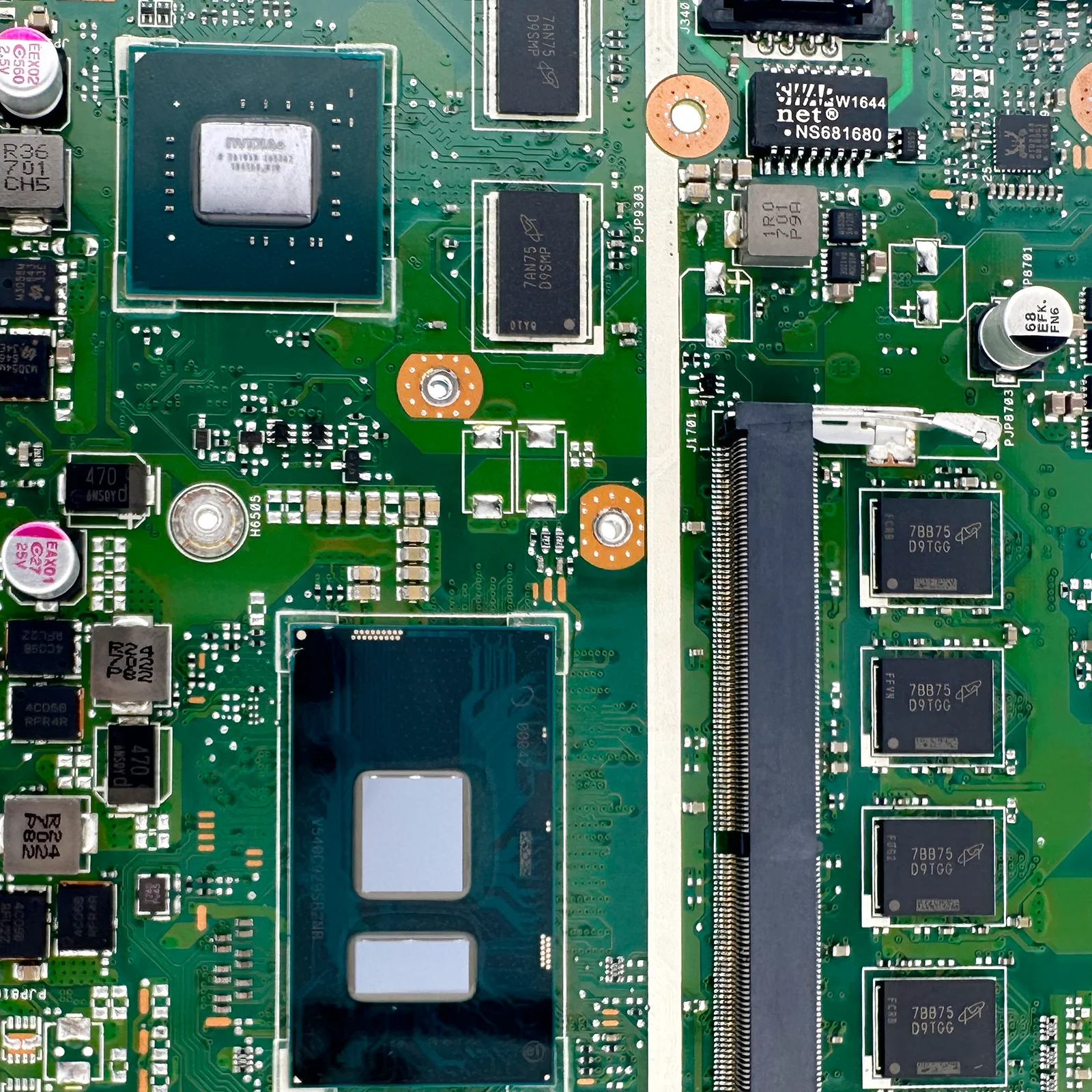 Motherboard Laptop PLACA X541UV UNTUK ASUS X541U X541UJ A541U