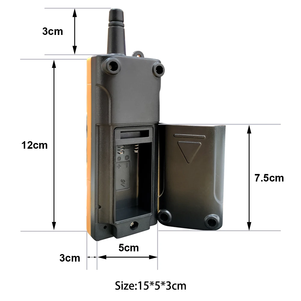 módulo rf sem fio 6 botão antena