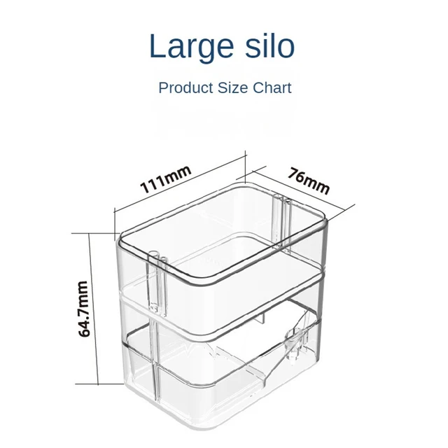 Automatic Fish Tank Feeder Intelligent WiFi Wireless Aquarium Fish Feeder 100ML Acrylic Mobilephone APP Control Automatic Feeder 4