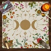Triple Moon Altar Cloth Alter Cloth Tarot Cloth For Spread Tarot Reading Cloth moon Phase Tarot Mat Altar Decor Witchy Witch 1
