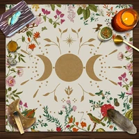 Triple Moon Altar Cloth Alter Cloth Tarot Cloth For Spread Tarot Reading Cloth moon Phase Tarot Mat Altar Decor Witchy Witch 1