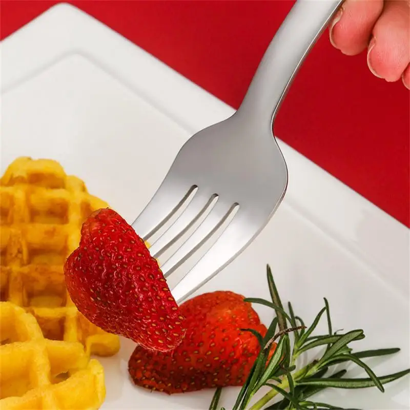 Children Tableware Spoon Fork Flat Headed
