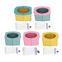 Traveling Toddler Potty Foldable PP Portable Baby Toilet for Camping Travel Long Distance Driving 1