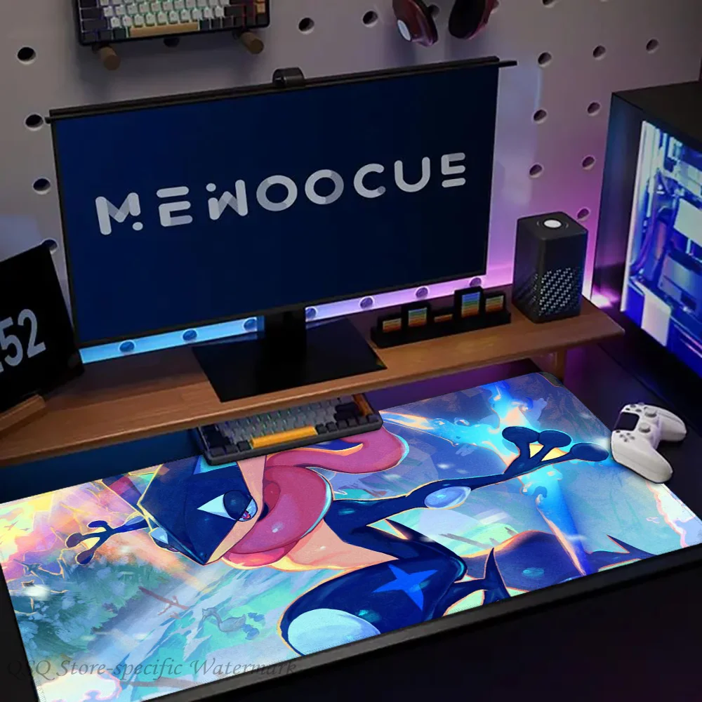 1pc P-Pokemon Greninja Floor Mat Mouse Mat Desk Mat With Pad Gaming Accessories Prime Gaming XXL Keyboard Pad Padding Mat 5