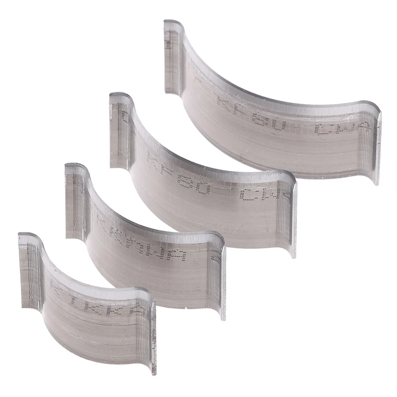 하프 라운드 커터 펀치 가죽 공예 도구, 벨트 지갑 코너 모양 펀칭용 수제 공예 도구, 19mm-72mm, 10 개