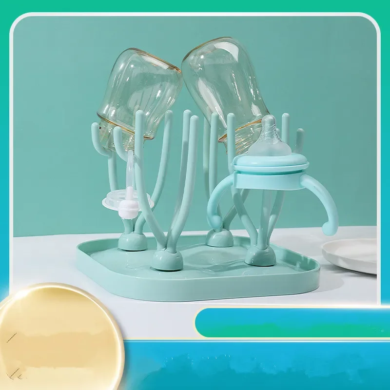 Bottle Dry Rack Baby Bottle Drain Drying Racks Baby Cleaning Dryer Drainer Storage Drying Rack