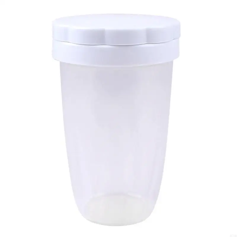 H7EE Powder Sugar Shaker Dusters Plastic Material Powder Sugar Shakers with Lid