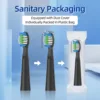 Compatible with Bitvae D2 Electric Toothbrush Replacement Heads, for Bitvae D2 Electric Toothbrush，10pcs 6