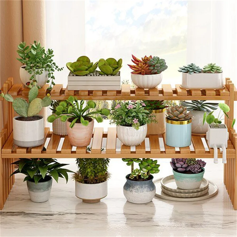 

Table Top Succulent Shelves Floor To Ceiling Indoor Bay Window Shelves Multi-Storey Office Ornaments Storage Shelves