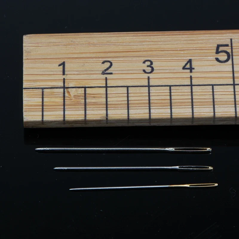 30pcs Cross Stitch Needles Gold Tail Blunt Embroidery Needlework Tools