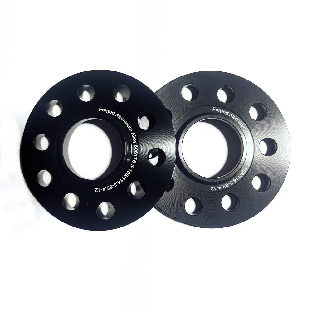 2pcs Wheel Spacers Adapters PCD 5x114.3 Center Bore 63.4mm Suit For Ford Lincoln Car Series Thick 10/12/15/20mm