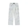 RHNDE Multi-pocket Washed Cargo Jeans Hip Hop Y2k Men’s Jeans 3