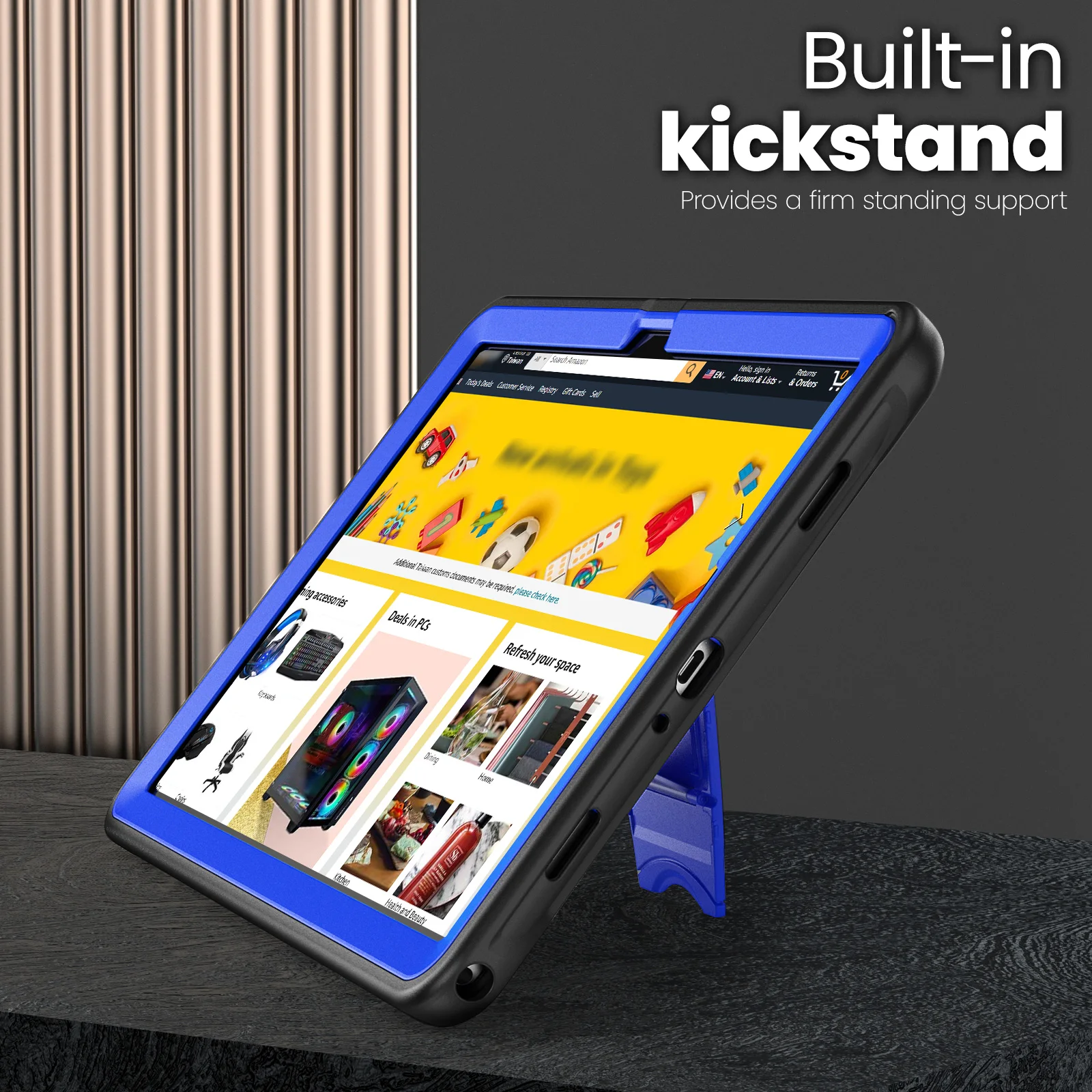 Heavy Duty 11 Tablet Protective Stand Case