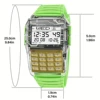 Men & Women Student Watches Vintage Creative Design Calculator Watch Date Calculation Digital Electronic Small Square Watch 6