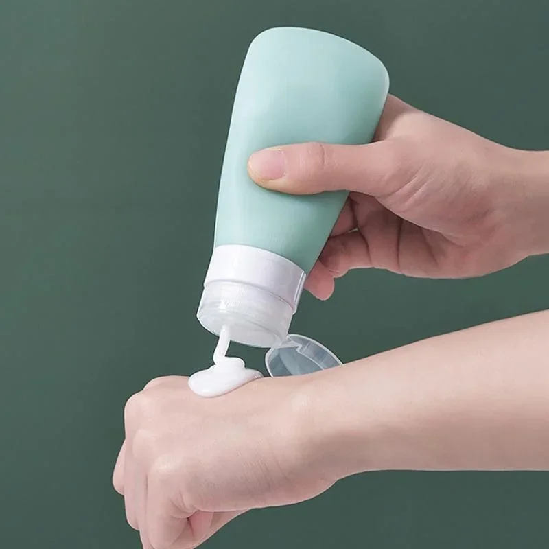 1PC Empty Silicone Travel Packing Bottle Cosmetic Bottling for Lotion Shampoo Bath Container refillable bottle refillable plastic bottles