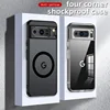 2025 Fashion Magnetic Case For Google Pixel 9 Pro 8 8A 7 Dull Polish Wireless Charger Cover Anti-knock Cases For Pixel7A Pixel9A 2