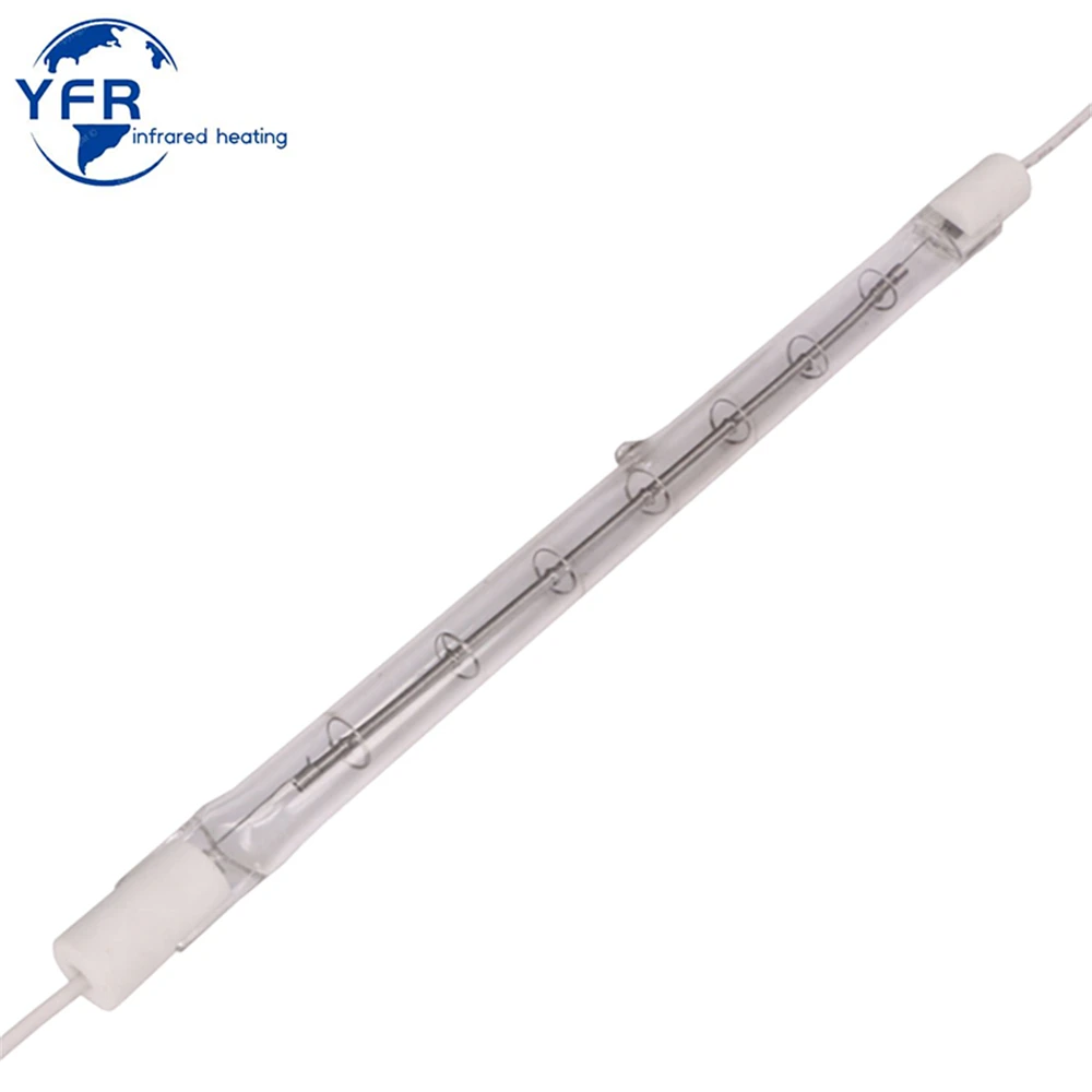 Infrared Heating Tube Pet Blowing Machine IR Lamp Clear Tube Republic Infrared Halogen Heat Heating 1500W IR Heater