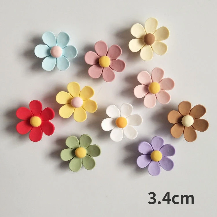 10pcs Candy Flower Frosted Resin Fridge Magnets Creative Korean 3d Magnets Cartoon Home Decore magnetic fridge magnets