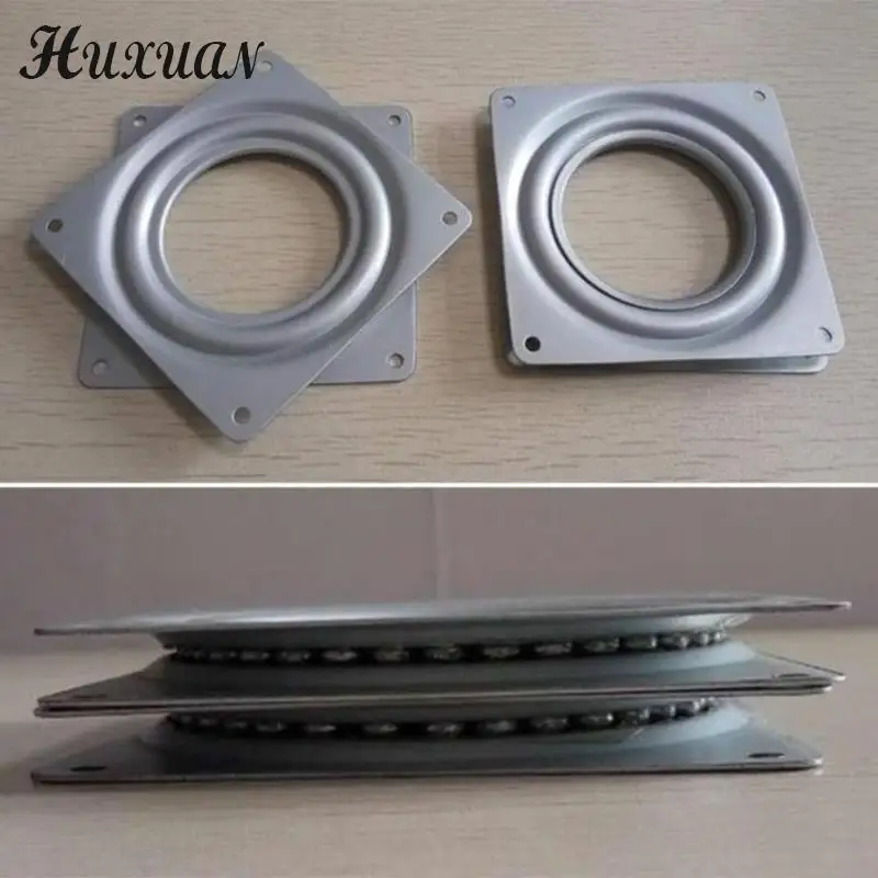 Rotating Turntable Plate 3 Inch Heavy Duty Lazy Susan Bearing 360 Degree Rotating for Boat Seat Furniture