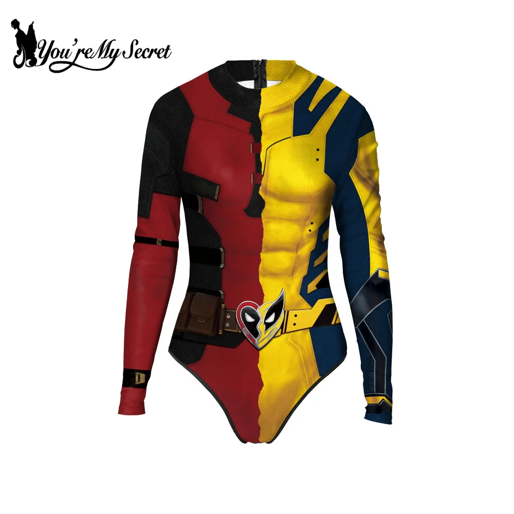 Cosplay Costume [You're My Secret] Cosplay Superhero Wolverine Movie Deadpool Jumpsuit