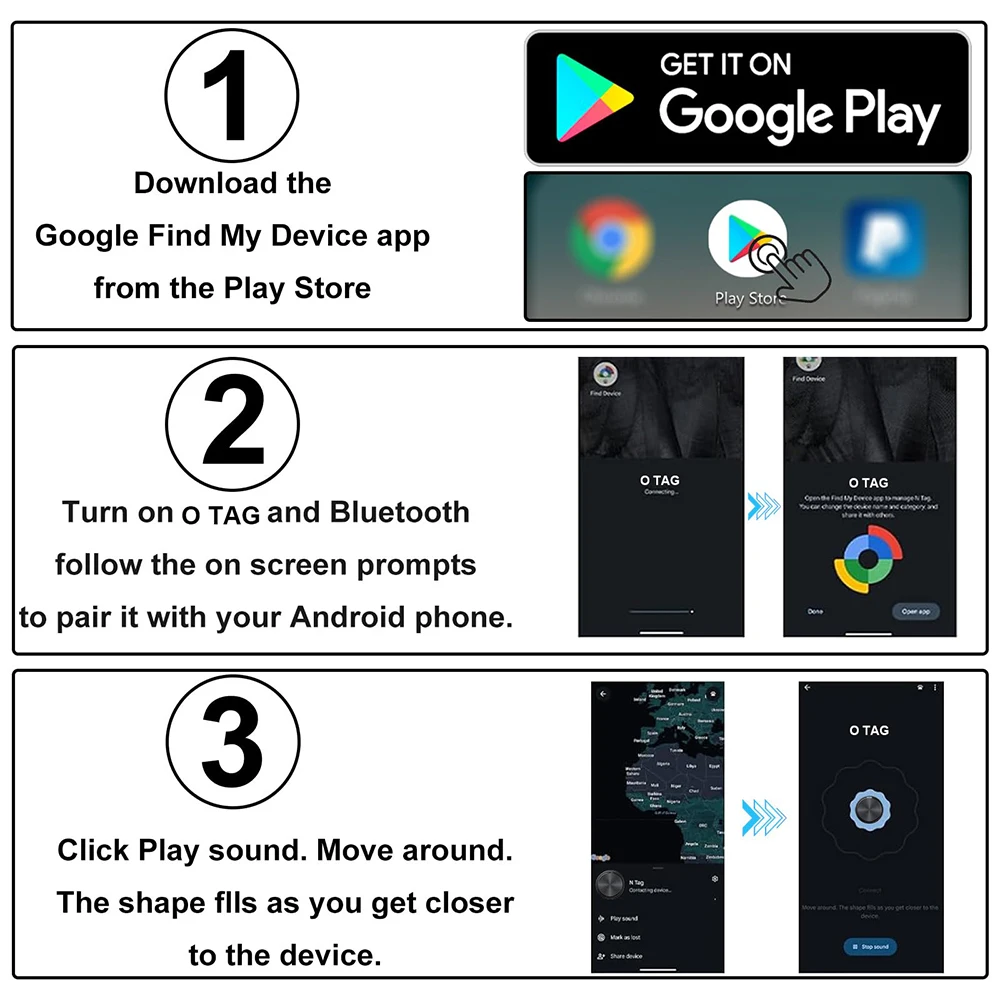 Smart Bluetooth Anti-Lost Key and Item Finder with App Integration