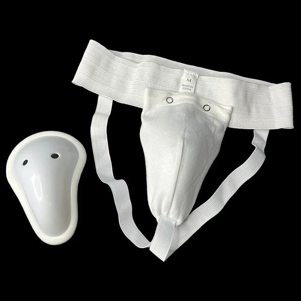 Mens Taekwondo Groin Protector Safety Training Equipment Groin Protector Cup Workout Martial Arts Sports Kick Boxing Karate