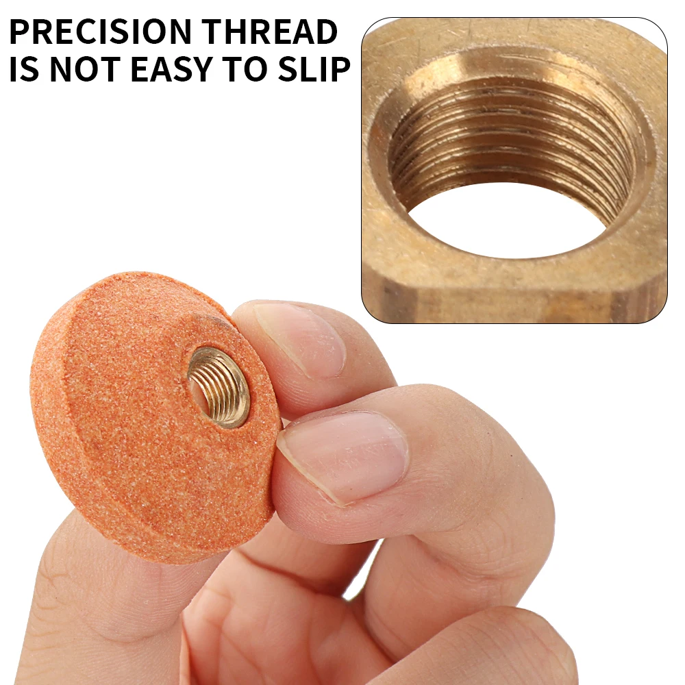 10Pcs 30mm Grinding Wheel Cup Surface Polishing Stone Wheel For Air Micro Grinder Pneumatic Abrasive Tool 6mm Hole 80/120/150#