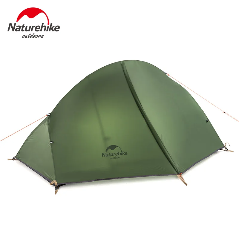 

Naturehike Ultralight 1 Person Camping Tent Backpacking Trekking Hiking Cycling Single Tents Waterproof PU4000 Green