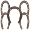 5 Pcs Horseshoe Hanging Decoration Celecbration Wedding Golden Sculptures Zinc Alloy Model 5
