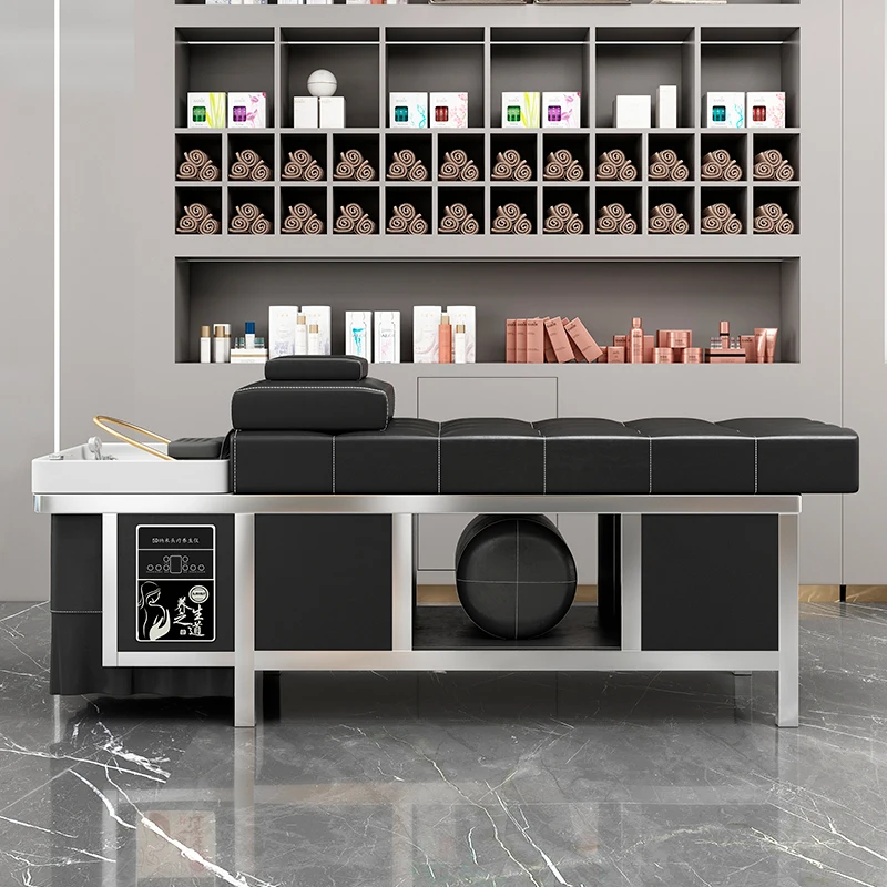 

Cosmetic Salon Shampoo Chair Hair Washing Bed Women Beauty Shampoo Chair Professional Sillas Barber Shop Furniture ZT50SC