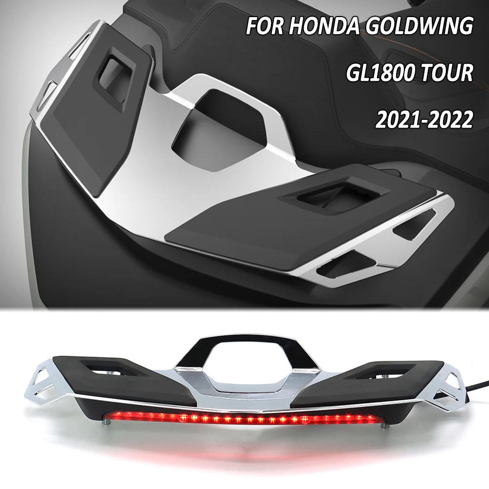 

2022 2021 Motorcycle Rear Trunk Luggage Rack LED Light For Honda Goldwing GL 1800 Tour GL1800 B Automatic DCT GL1800BD 1800DA