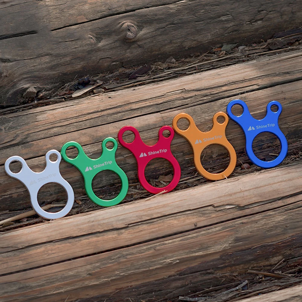 10pcs Outdoor Camping Tent Rope Buckles 3 Hole Aluminium Alloy Parachute Cord Rope Tensioner Fastener Tightening Adjustable Buck camping tent accessories camping tent fasteners camping cord buckles