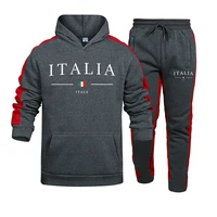 Automne hiver 2025 ensembles décontractés pour hommes deux pièces Jogging à capuche offres spéciales vêtements de sport homme tenue quotidienne hommes survêtement ensemble sport 5