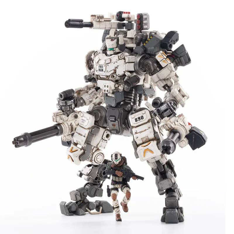 Joytoy 1/25 Free Man Action Robot Steel Bone Heavy Firepower Mecha Collection Model Toys Regalo Di Natale Collezione Hobby