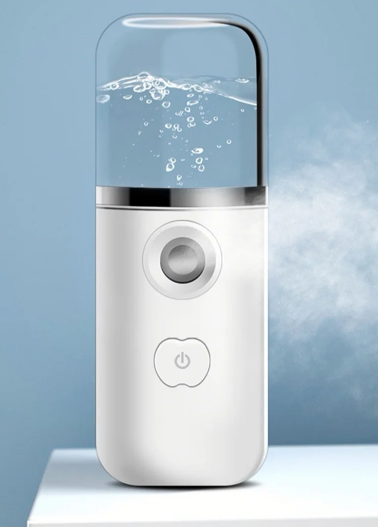 Description Picture 4 of itemPortable Mini Ultrasonic Humidifier Facial Sprayer Beauty Device Moisturizing Skin Care USB Rechargeable Skincare Tool