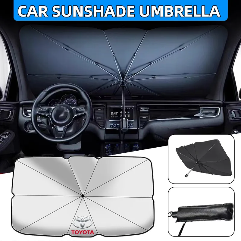شعار السيارة مظلة الزجاج الأمامي ، مظلة لتويوتا C-...