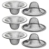 2.125Inch Top / 1Inch Basket - Mesh Sink Drain Strainer Hair Catcher For Bathroom Sink, Utility, Slop, Laundry 6