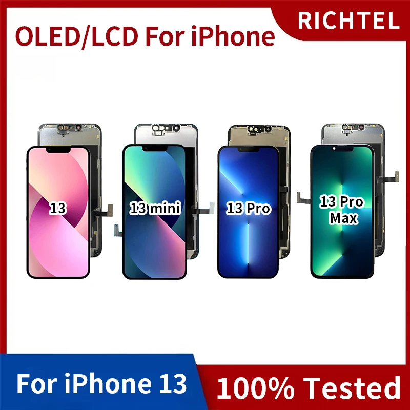 

OLED LCD For iPhone 13 Pro Max Mini Displays Price Factory Display For iPhoneScreen Replacement Glass