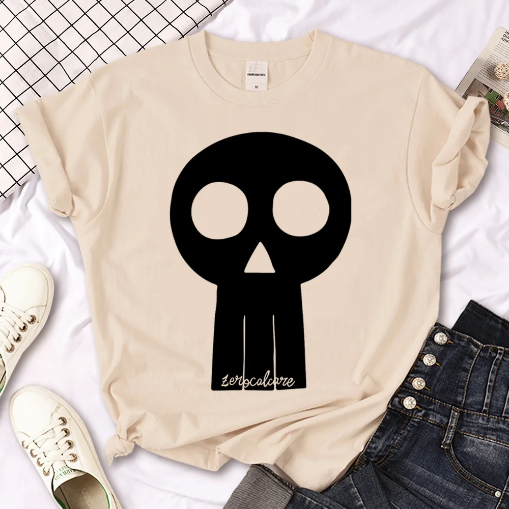 Zerocalcare T Shirt Donna Comic Japanese Summer Tee Girl Japanese Harajuku Designer Clothes