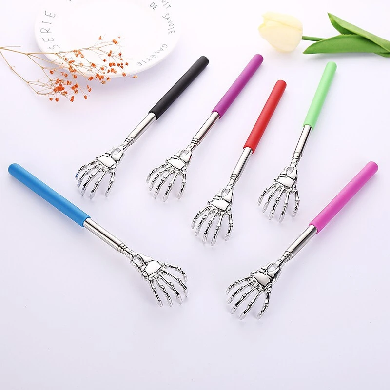 Stainless Steel Back Scratcher Telescopic Claw For Back Scraper Massage Relax Old Man Happy Health Products Massage Tools 5