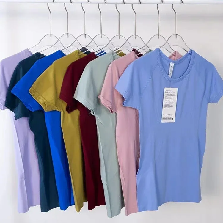 

Swiftly Tech 1.0 Women Sports Short Sleeve T-shirt Race Length Yoga Shirt Top Fitness Slim Fit Shirts for Running Sportwea