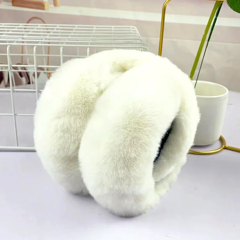 여성용 모피 귀마개, 따뜻한 러시아 겨울 진짜 모피 귀마개, 어린이 이어 커버, 여아 패션