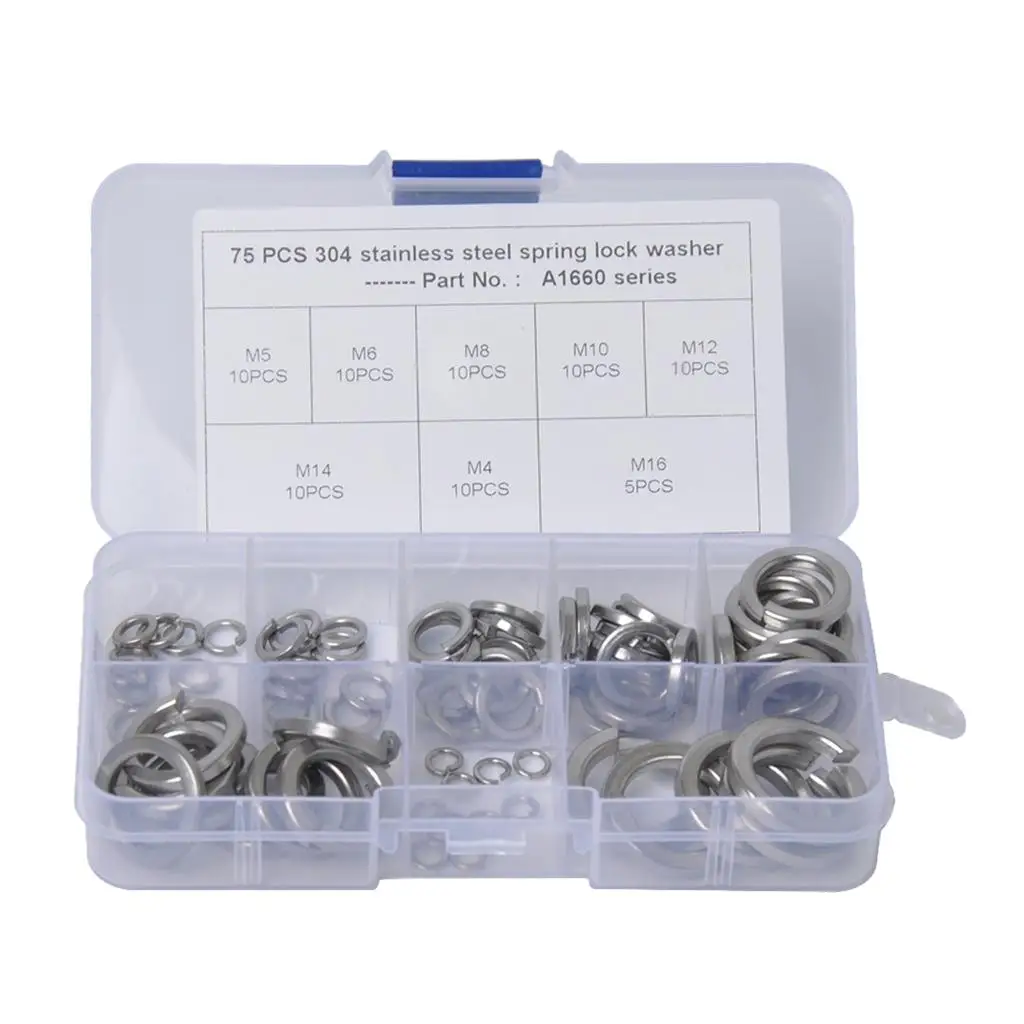 스프링 와셔-M3 // M5/M6/M8/M10/M12/M14/스테인레스 스틸