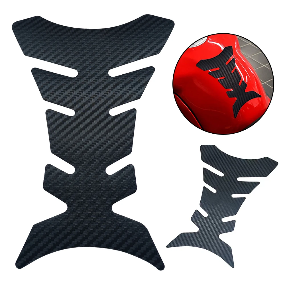 Universal Motorbike Motorcycle Carbon Tank Scratch Protector 3D Sticker Pad