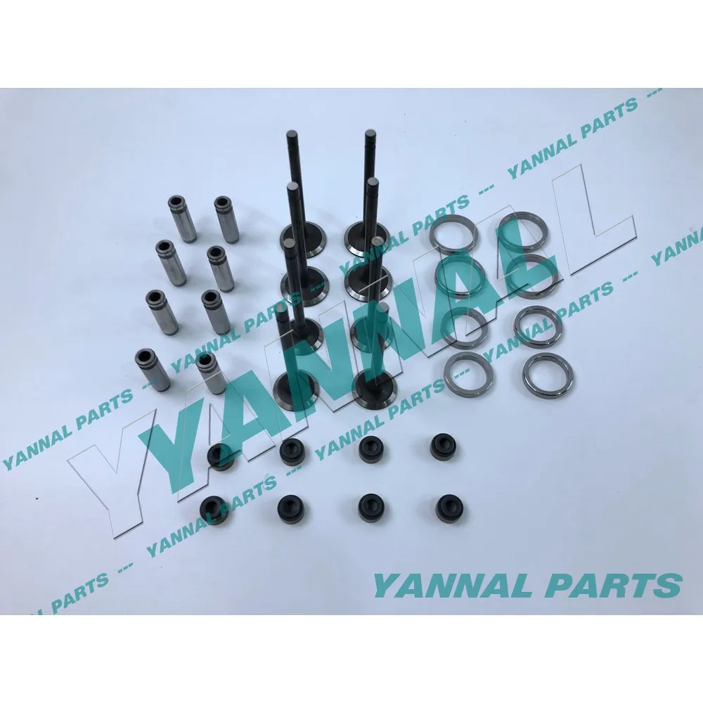 

HOT SALE 1 SET FOR YANMAR ENGINE 4TNE84 VALVE GUIDE SEAT INTAKE VALVE & EXHAUST VALVE