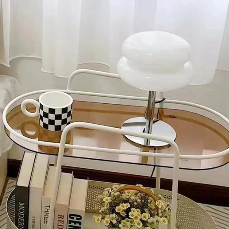 Glass Led Table Lamp Ambient Lighting Decoration Bedroom Bedside Atmosphere Room Decor Art Desk Lamps creative Night Light